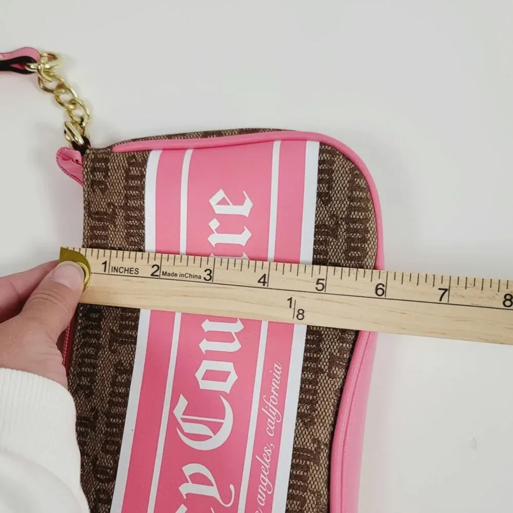 JUICY COUTURE Chestnut Chino Pink Fashionista Shoulder Bag